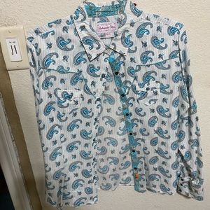 Panhandle Slim women’s large western rodeo shirt